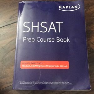 SHSAT prep course book